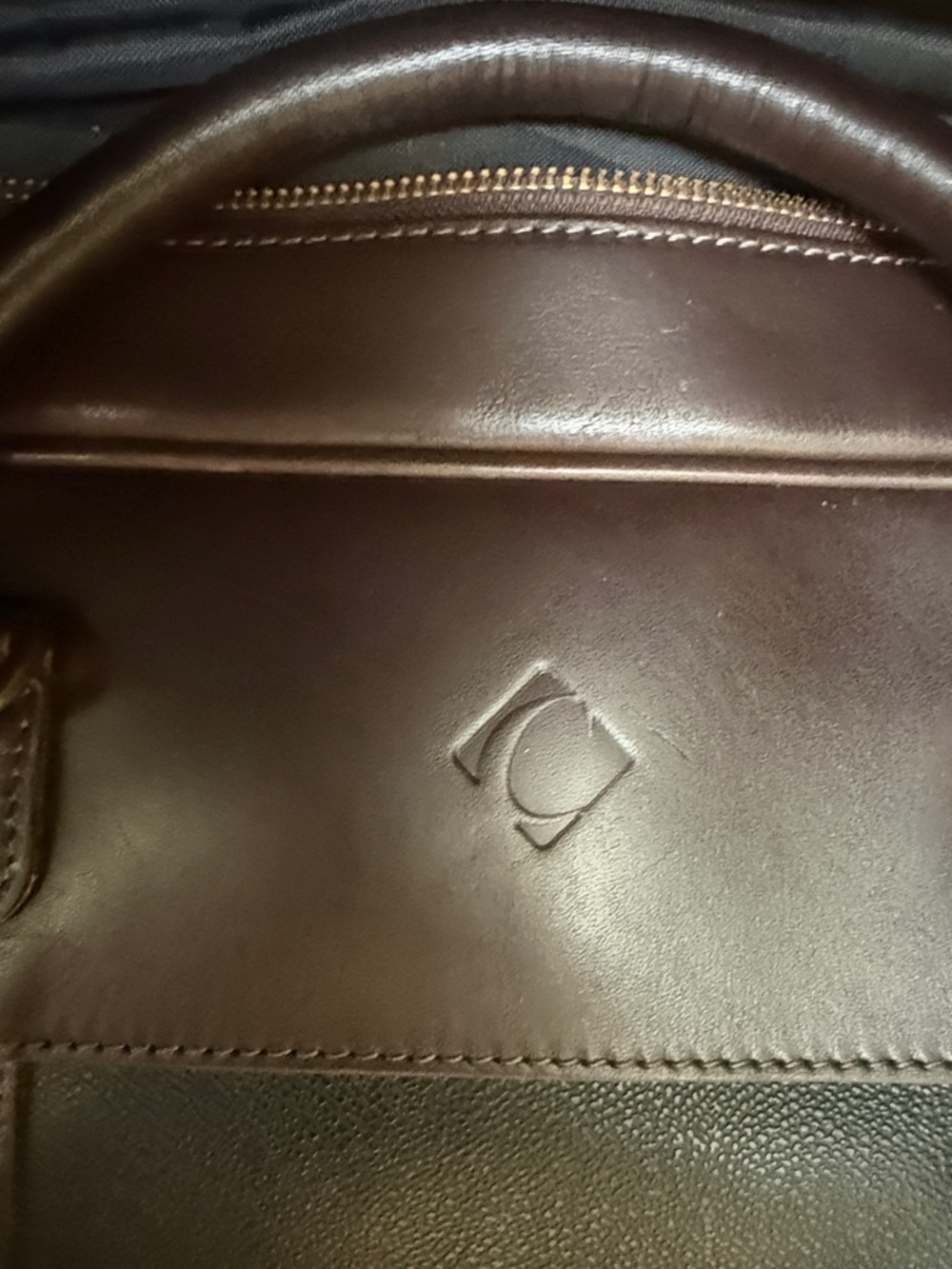 VINTAGE MULHOLLAND BROTHERS HANDMADE 100% LEATHER DUFFLE BAG. NWT - Picture 12 of 12